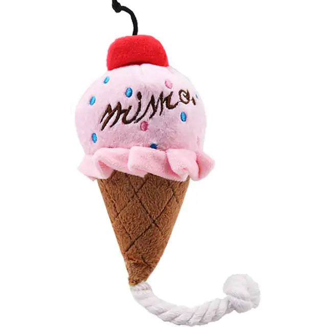 Ice Cream Fun Interactive Chew Toy for Dogs & Cats