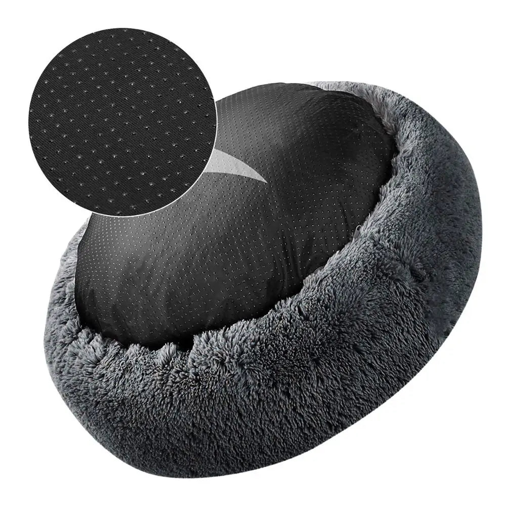 Luxe Plush Donut Cuddler: Ultimate Comfort Pet Bed